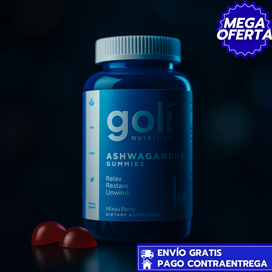 Goli™: Gomitas de Ashwagandha que Mejoran la Mente, Suben la Testosterona y Calman el Estrés