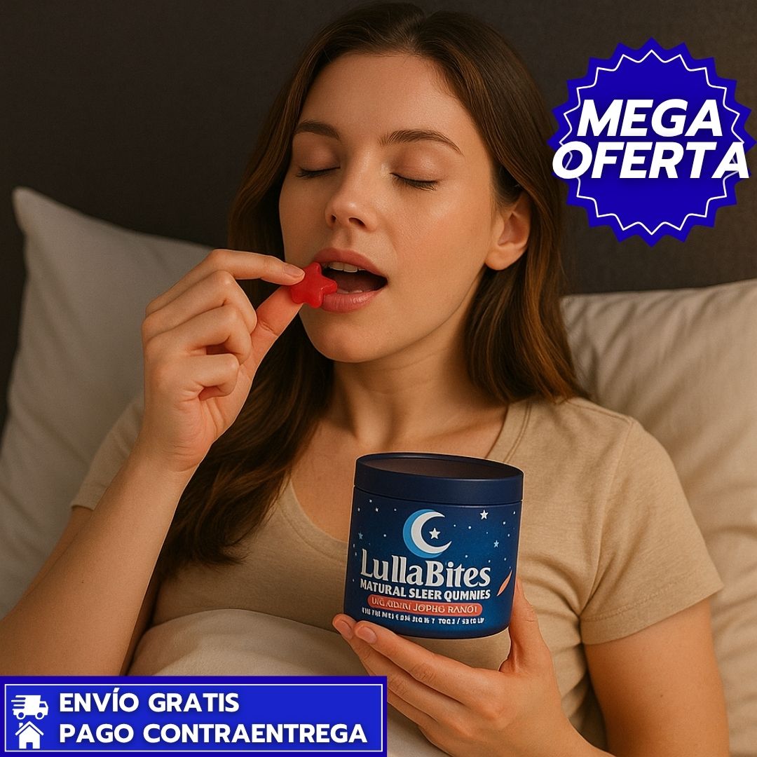 LullaBites™ :Gomitas Naturales sin Melatonina para Relajación y Sueño Profundo