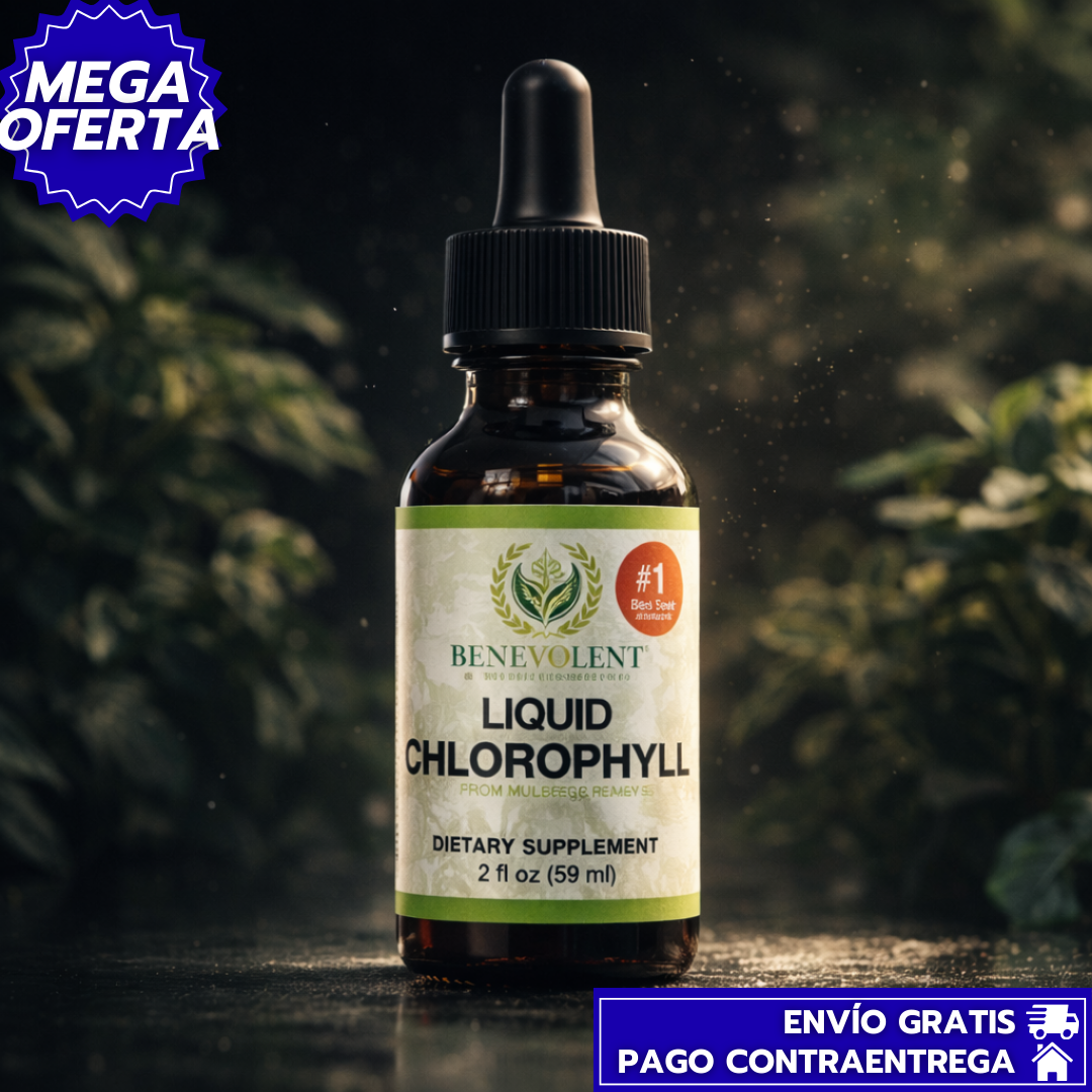 Benevolent™: Gotas de Clorofila Líquida que Desintoxican el Cuerpo y Apoyan la Limpieza Interna Natural